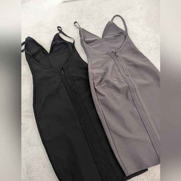 Midi bandage dresses- GRAY - Picture 2 of 4